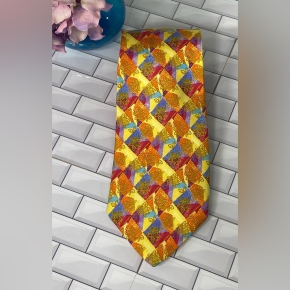 Andre’ Claude Canova GEORGES DUBOEUF Mens Neck Tie One Size Silk Made In France - Picture 1 of 7